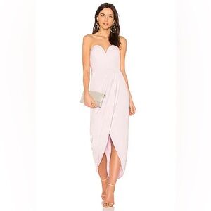 Shona Joy Lilac U-Wire Bustier Midi Dress Wedding Guest Size 8